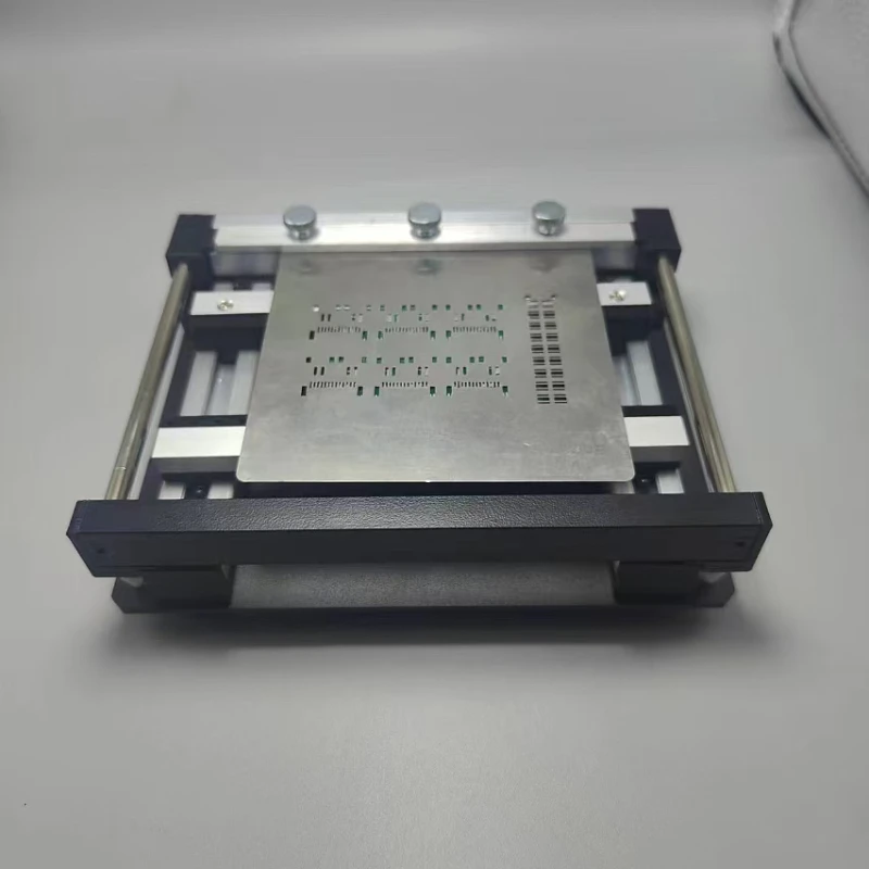 Manual Small Screen Printing Station  Steel Mesh Solder Paste Printing Table PCB Sampling view 6