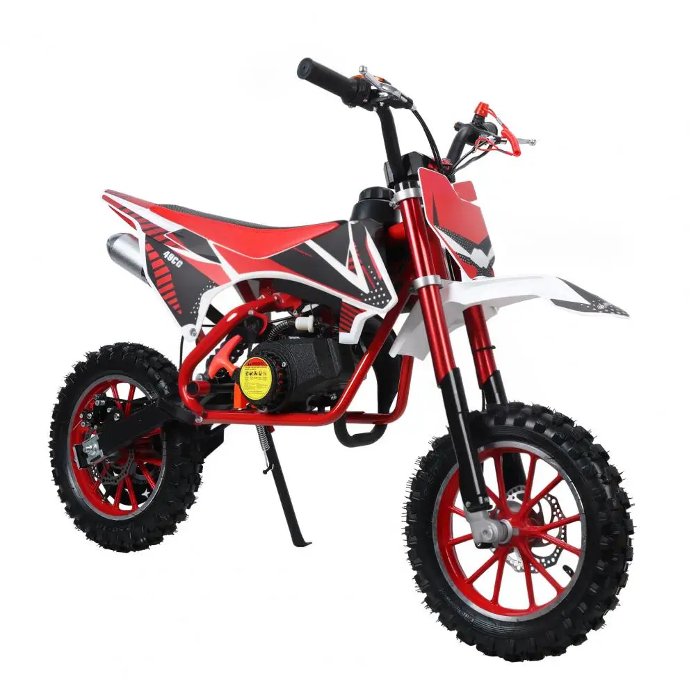 49cc 2-Stroke Kids Dirt Bike Gas Power Motorcycle Beach Off Road Mini Motorcycle Children Pocket Motorbike