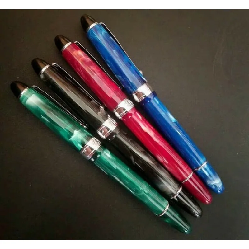 A+ Sikib 169 Acrylic Fountain Pen & Converter, Extra Fine Nib, 4 Color Options