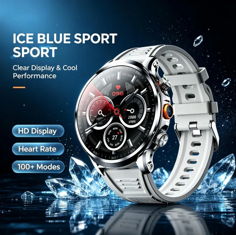 Full-Featured H18 Android Smart Watch, HD Large Screen, Massive Storage, WiFi Internet & Built-in GPS Positioning
