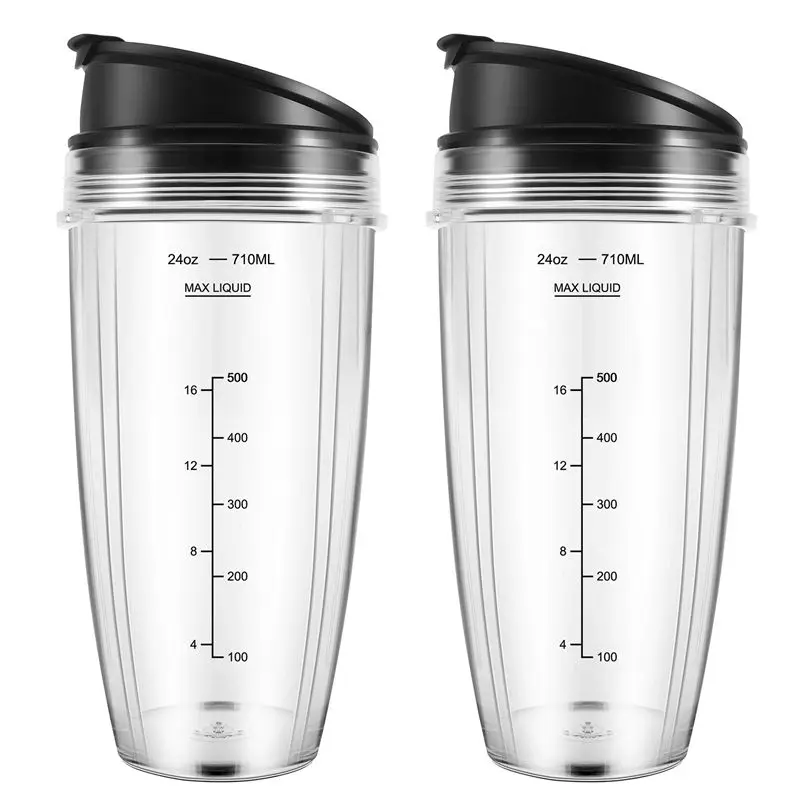 Tazas de repuesto A84G-24OZ compatibles con las licuadoras Ninja Nutri BN401, BN701, SS101, BN400, BN800, BN801
