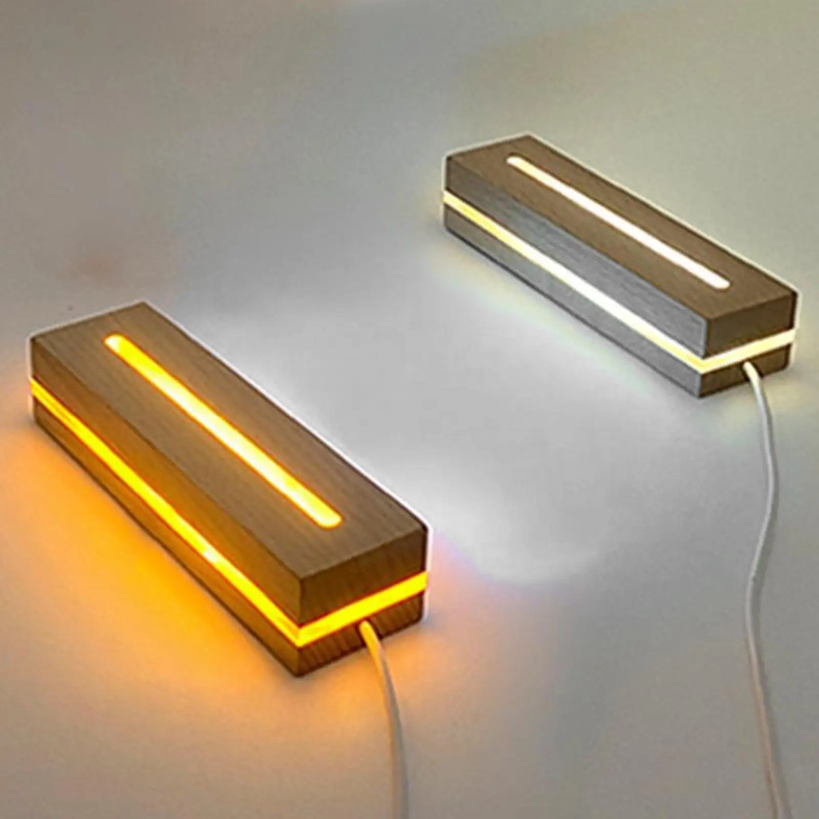 

Светодиодная подставка-основание для табличек DIY: универсальная, элегантная, для ночного освещения, прямоугольная, для демонстрации, подставка-пьедестал, прямоугольная световая база