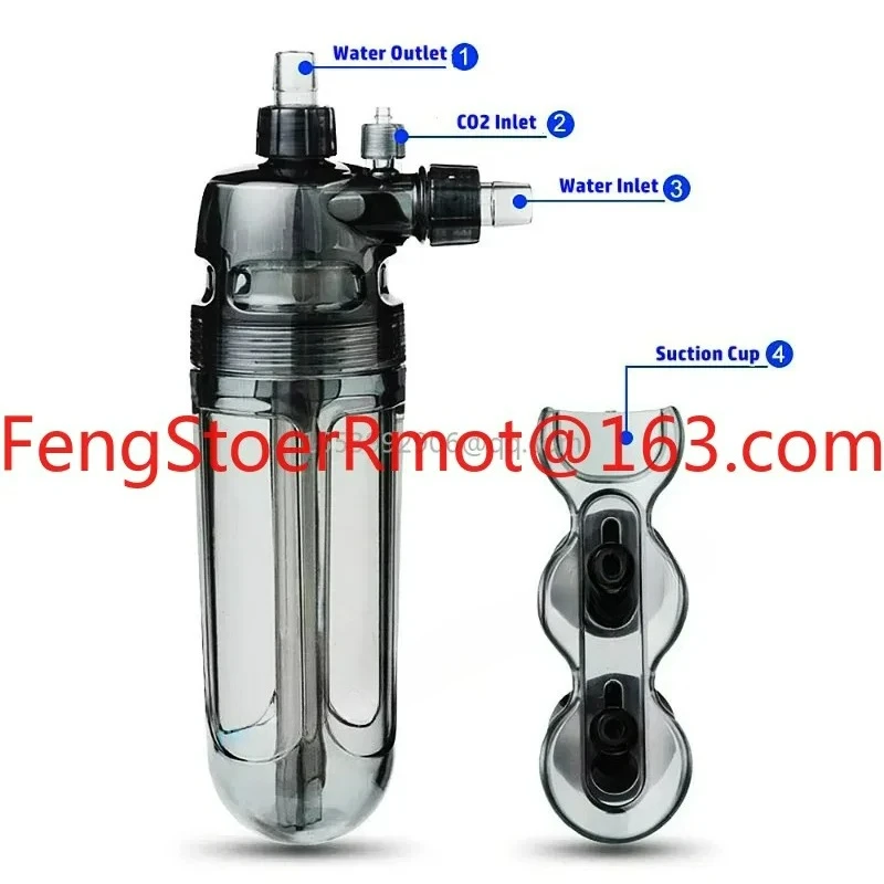 Aquarium CO2 Diffuser External CO2 Atomizer Turbo Refiner Super Reactor Aquarium Plants Fish Tank  Turbo Dissolver