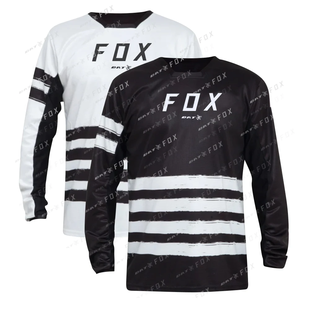 

Men's BAT FOX Shirt Enduro MTB Jersey Downhill Bike Jersey Camiseta Motocross T-shirt Quick-Dry Off-Road Maillot Ciclismo Hombre