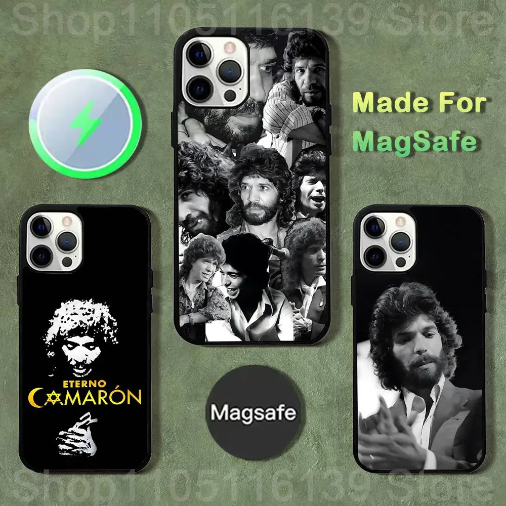 

Camaron De La Isla Phone Case For iPhone 17,16,15,14,13,12,11,Pro,Max,Plus,Mini,SE4,E Magnetic Magsafe Wireless Charging