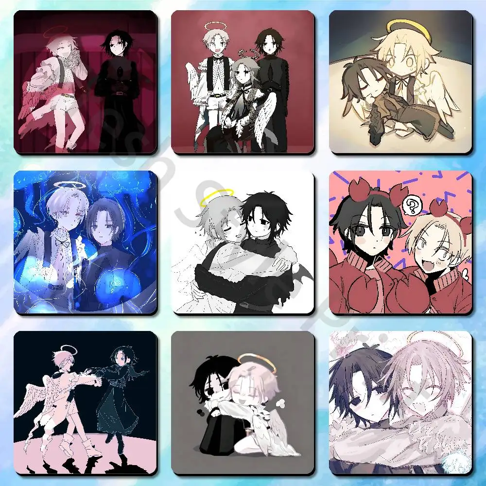 

S-SHTDN Game Cute Cartoon Anime Refrigerator Magnets Soft Magnetic Heat Transfer Refrigerator Magnets Gift