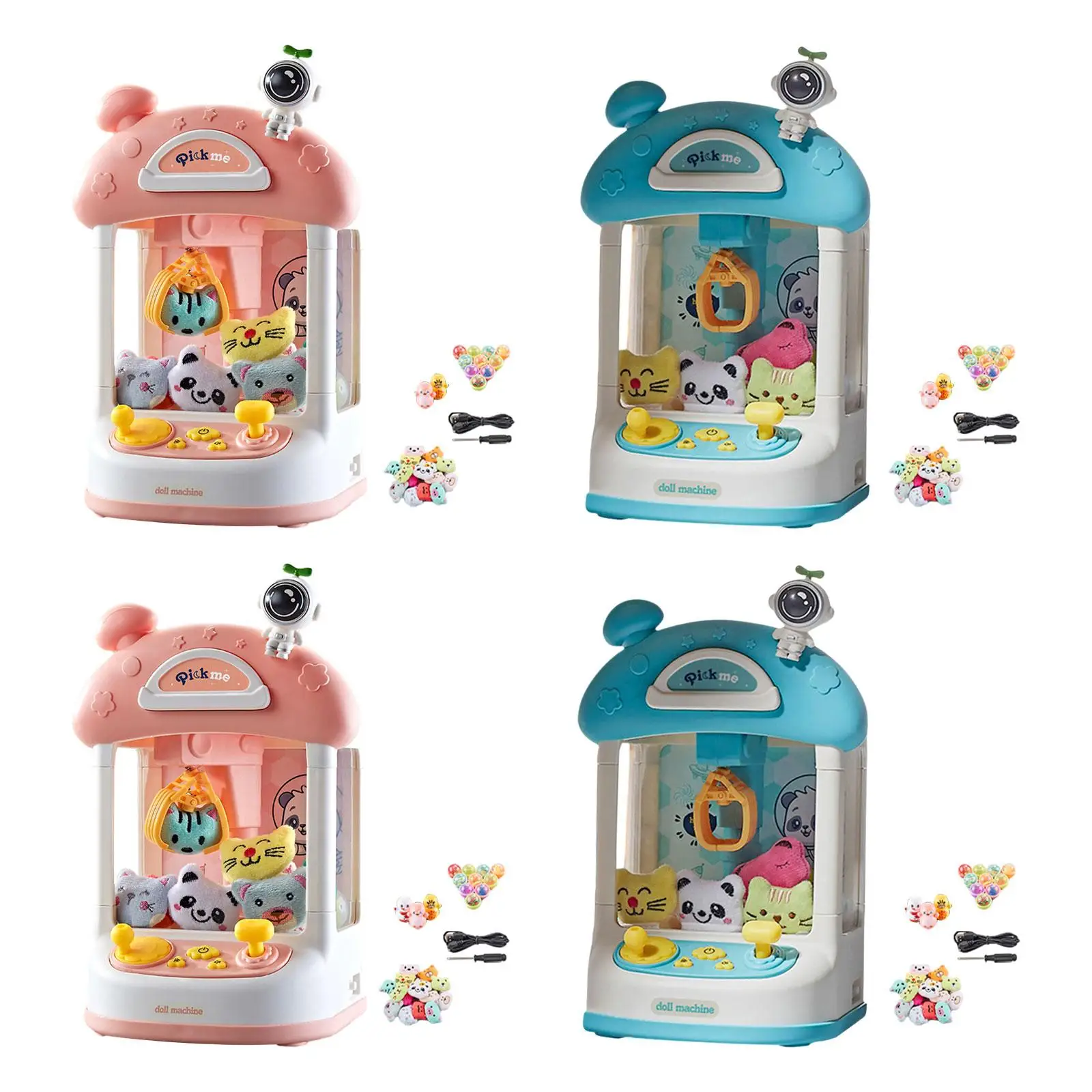 

Kids Claw Machine Portable Indoor for 3 4 5 6 7 8 Year Old Holiday Present Exciting Candy Prizes Dispenser Game Kids Vending Toy