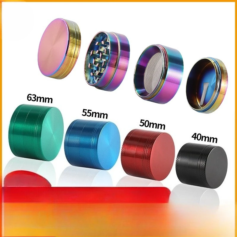 

Zinc alloy four layer flat plate smoke grinder specific grinder