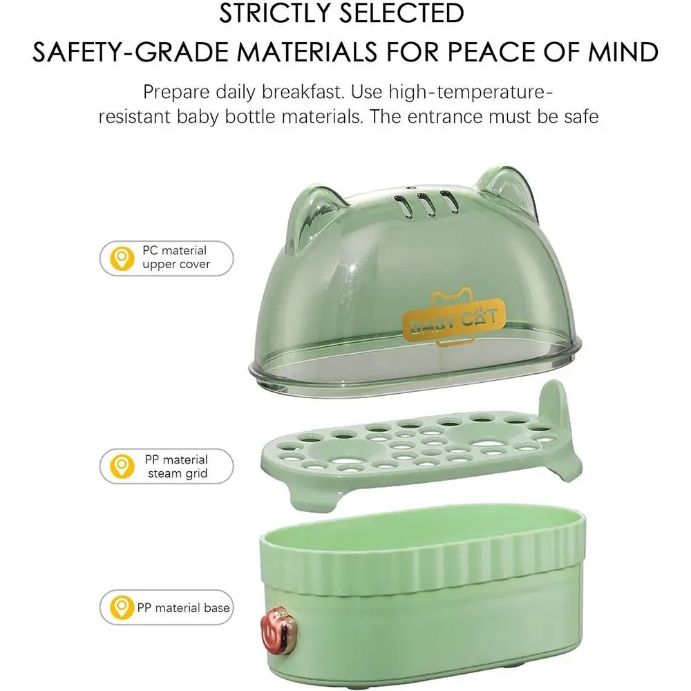 Automatic Power Off Egg Boiler Machine Egg Poacher Cat Shape Electric Boiled Egg Maker Food Steamer Breakfast Machine