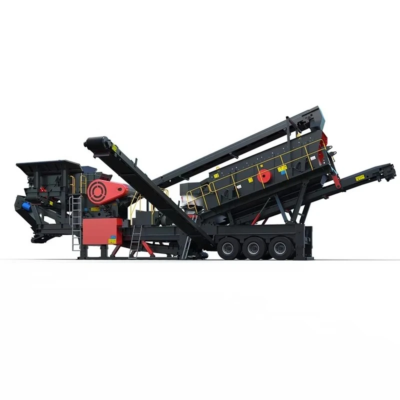 Customized Mobile Jaw Crusher 90-650t/h Capacity AC Motor Bearing Core Easy Operation for Concrete Recycling Construction
