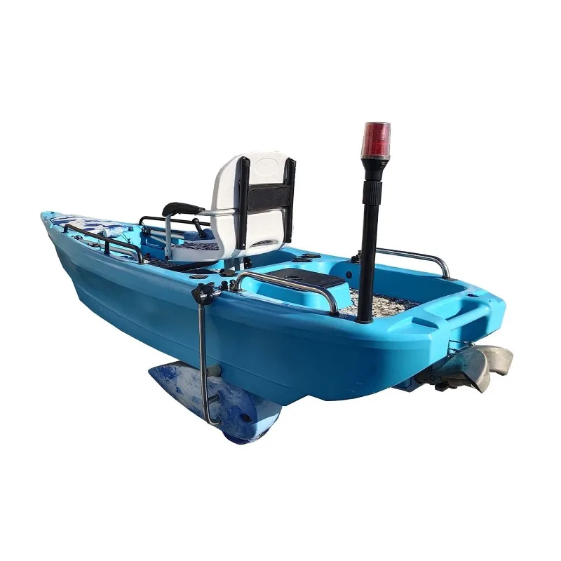 Large fishing kayak fishing boat with pump spray system electric drive