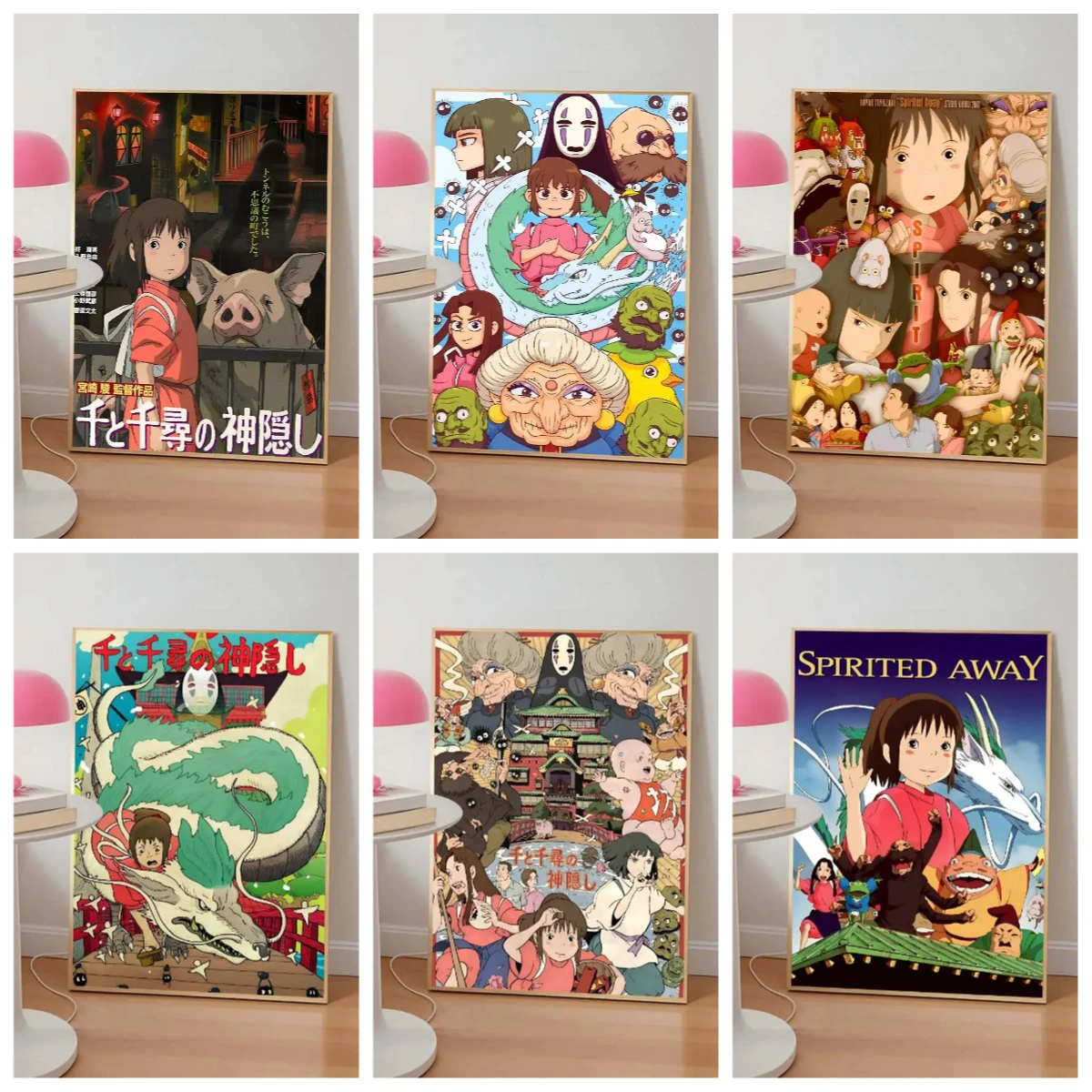 

500 PCS Jigsaw Puzzles Cartoon Movies S-Spirited A-Away Challenging Family Activity Games for GameroomBedroom Livingroom Gift