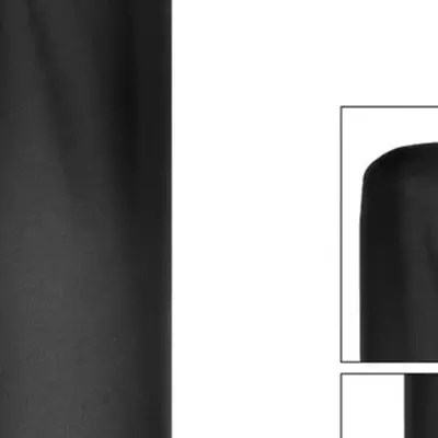 Black Tower For Fan Cover 13x42 Inch Polyester Dust For Proof Protector For Indoor For Air Quality Fans Outdoor Storage Shield