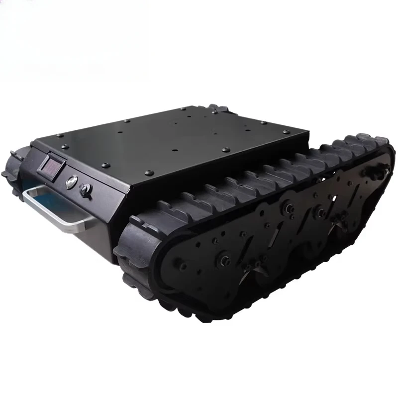 Rubber track chassis, truck-mounted off-road tank