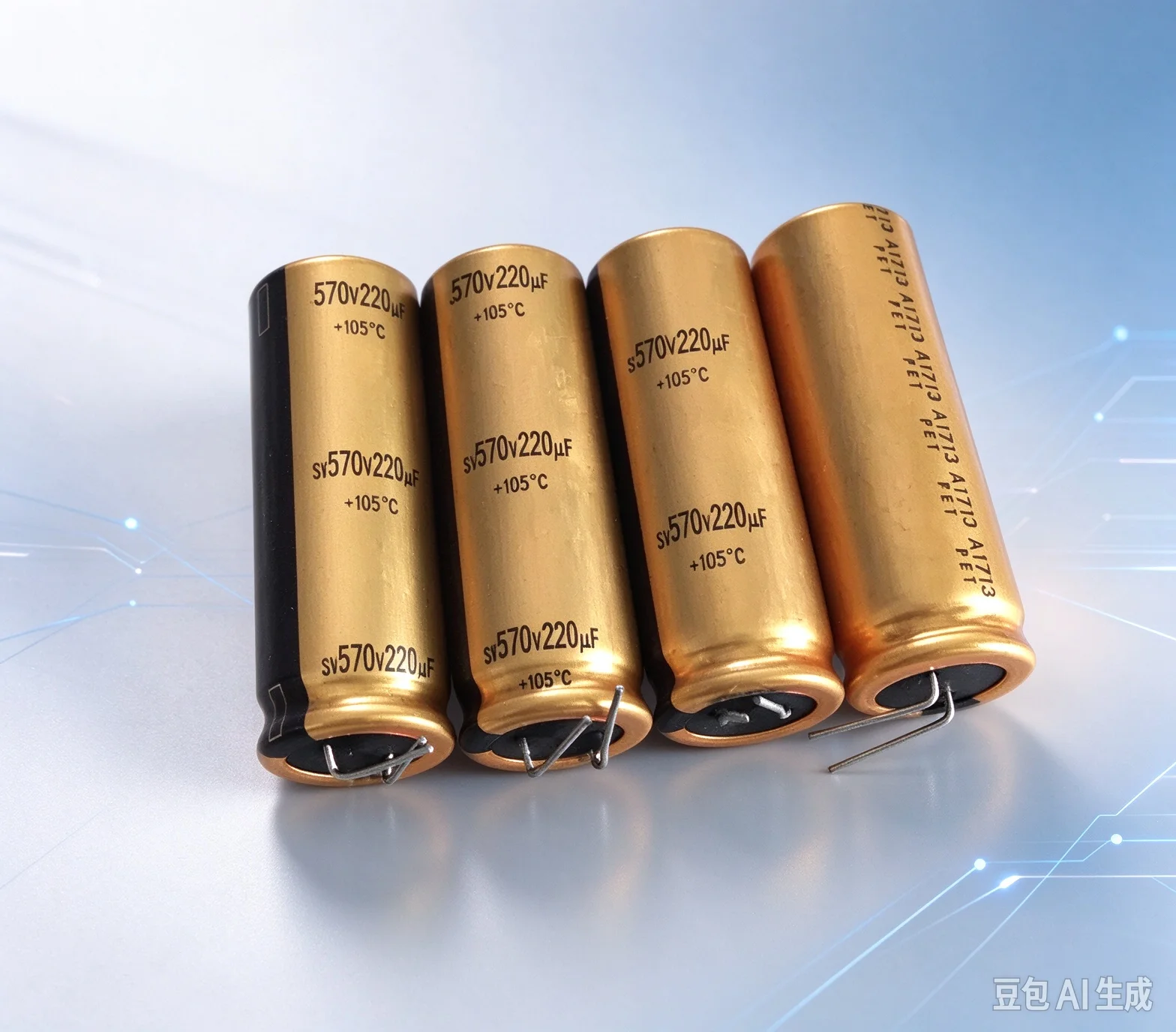 Used for Rubycon Gold 220uF 570V Electrolytic Capacitor  10pcs