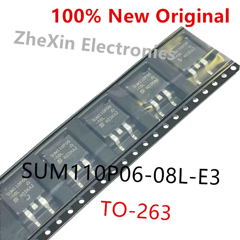 5PCS/Lot   SUM110P06-07L-E3 、SUM110P06-08L-E3 、SUM110P08-11L-E3   New Trans MOSFET P-CH   SUM110P06 、SUM110P08