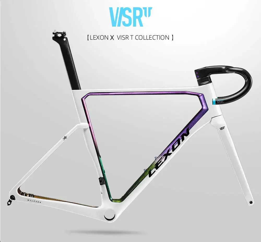 Lexon VISRT Carbon Frames Road Bike Frame Disc Brake Full Inner