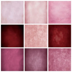 Red Backdrops Abstract Pink Texture Background Girl Potrait Adult Pregnant Women Photocall Solid Color Props Baby Photo Studio