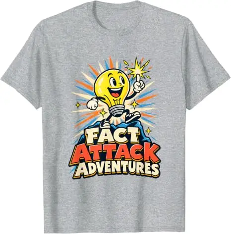 Bright Ideas Big Adventures Funny Light Bulb Graphic T-Shirt Y2k Humorous Fact Attack Adventures Light Bulb T Shirt Novelty Tees