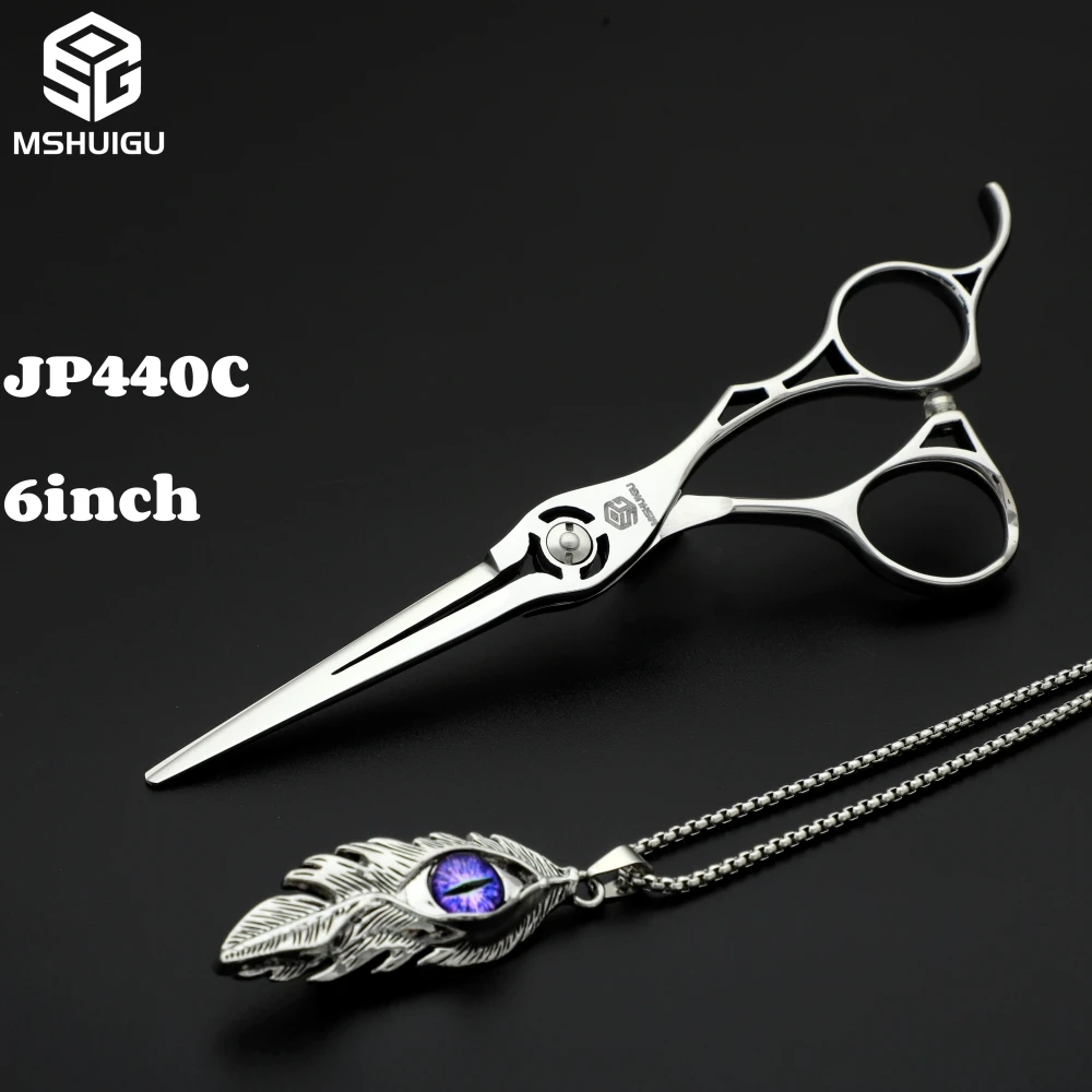Professionelles Haarschere-Set aus 440C Edelstahl, 6, 6,5, 7 Zoll Schneidescheren, 6/6,5 Zoll 25-30% Effilierschere für Friseursalon – Detail 9