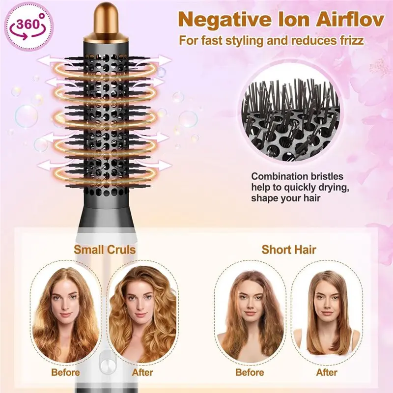[NEW!ABMK】 Hair Straightener Small Round Volumizing Brush Attachment For Dyson Airwrap HS01 HS05 HS08 Accessories