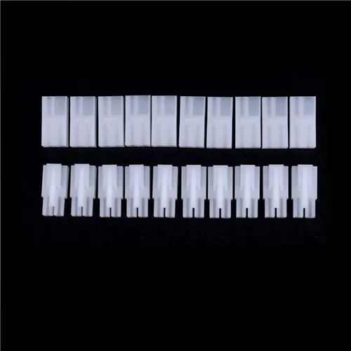 10 Pair Big White Tamiya connector plug RC car/airsoft LiPo/NiMh Battery/ESC