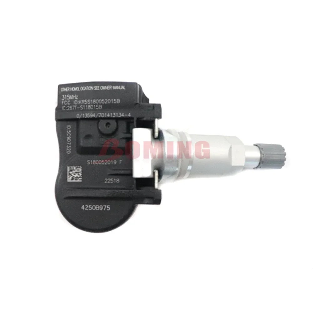 TPMS 4250B975 Tire Pressure Monitor Car Sensor 4250B975 for Mitsubishi I-Miev Lancer Mirage G4 Outlander 315MHz