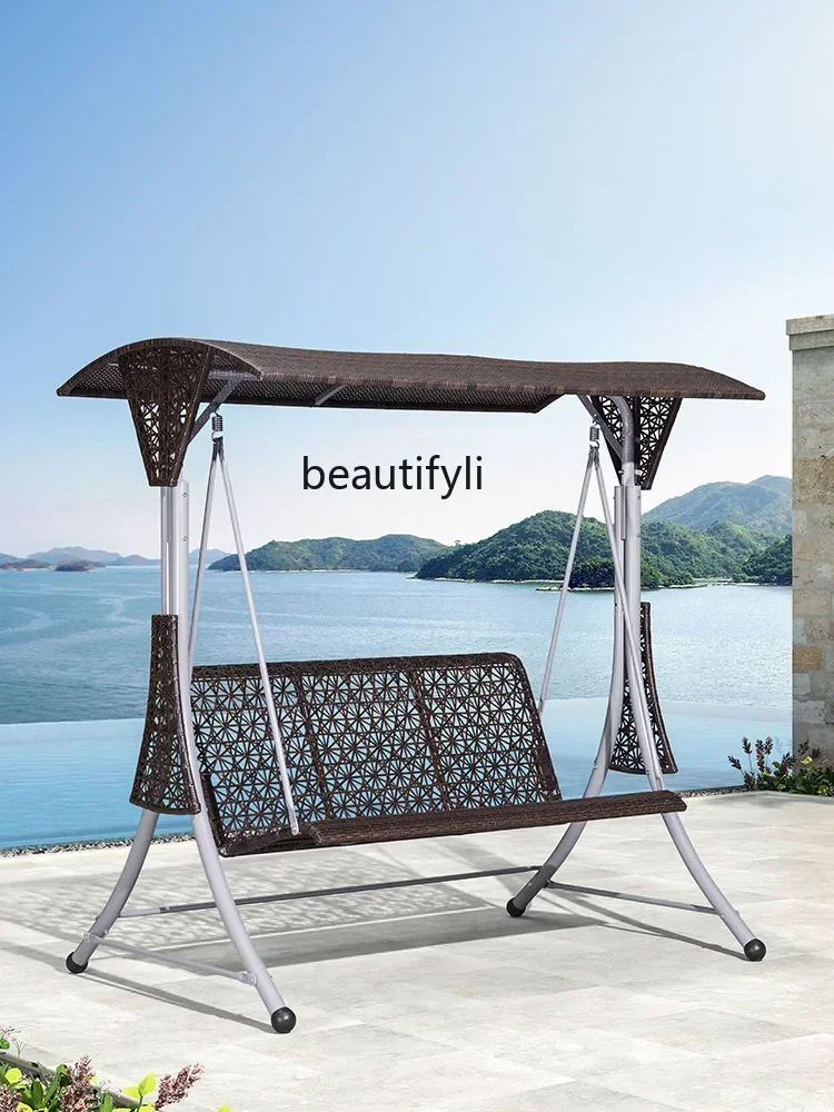 

XX39Swing Balcony Glider Outdoor Courtyard Hammock Home Outdoor Garden Rocking Chair