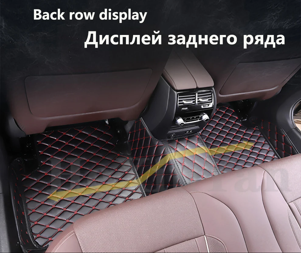 Custom Car Floor Mats for Ford Kuga 2013 2014 2015 2016 2017 2018 2019 all model auto Rug Carpet Footbridge accessories styling
