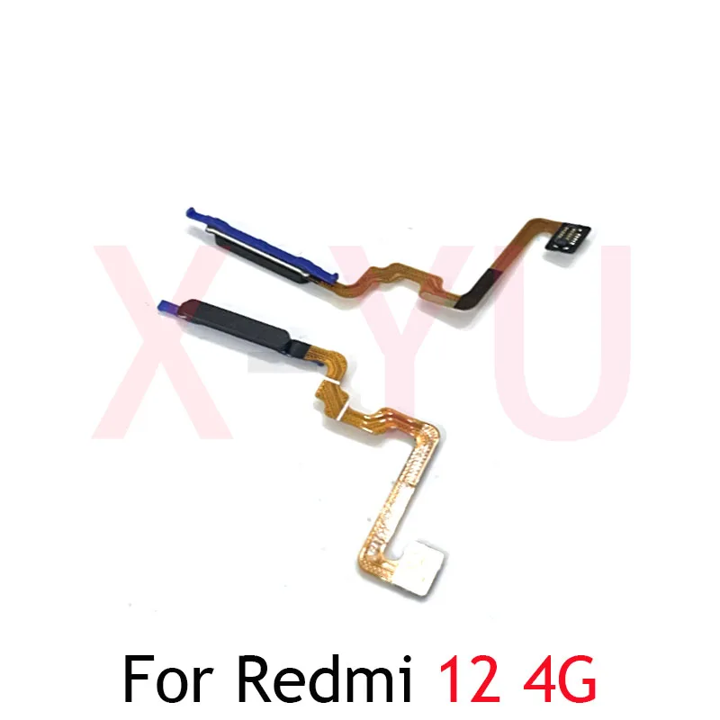 For Xiaomi Redmi 12 12C 4G 5G Fingerprint Reader Touch ID Sensor Return Key Home Button Flex Cable