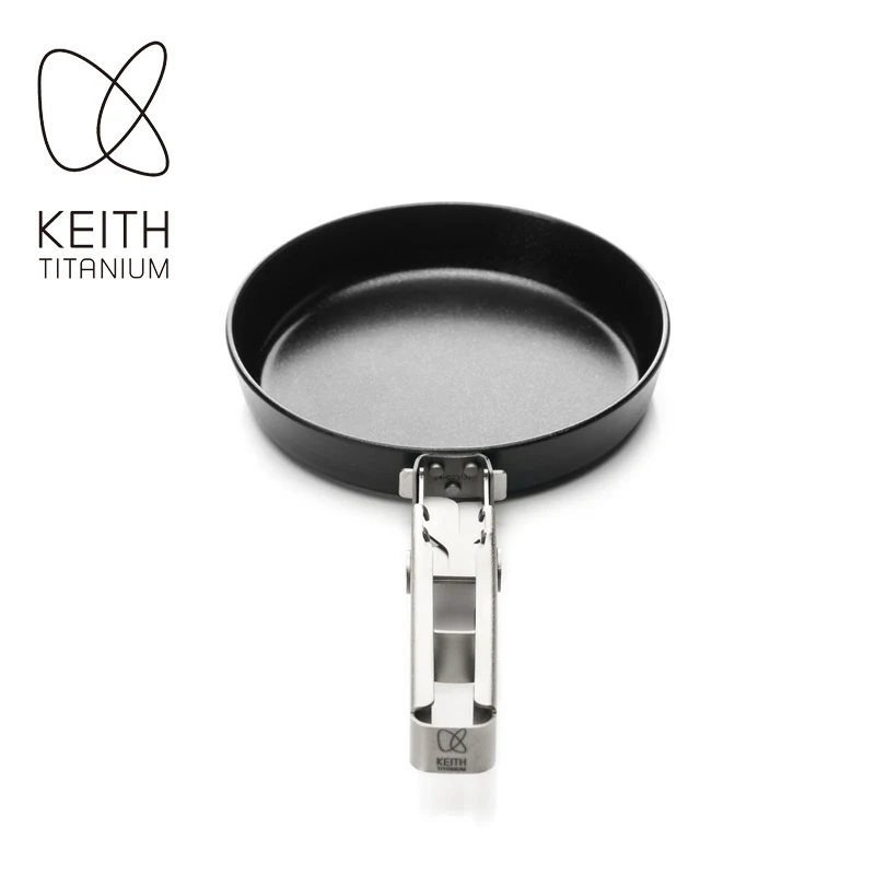 keith-ultralight-mini-titanium-skillet-foldable-handle-frying-pan-portable-compact-outdoor-camping-cookware-for-backpacking
