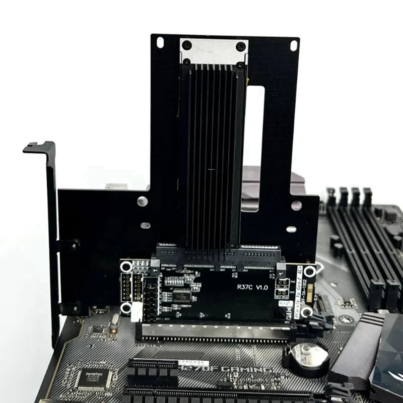 Top-512Gbps Pcie 5.0X16 Naar 4C+ Riser Card 4C+ Uitbreiding Testen Bescherming Adapterkaart EDSFF Server GEN5 16X Extender