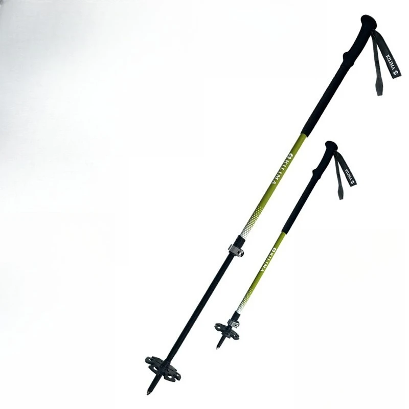 

Ski poles aluminum alloy plus 10K carbon fiber telescopic lightweight outdoor skiing professional trekking poles for men and