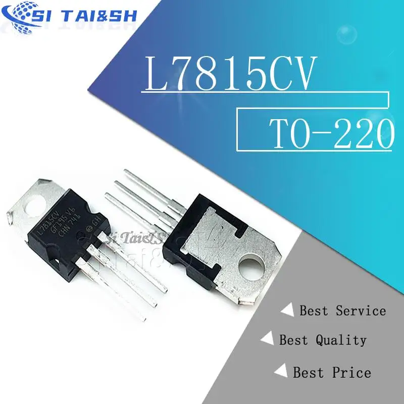 10PCS L7815CV TO220 L7815 TO-220 7815 LM7815 MC7815 new and  original IC