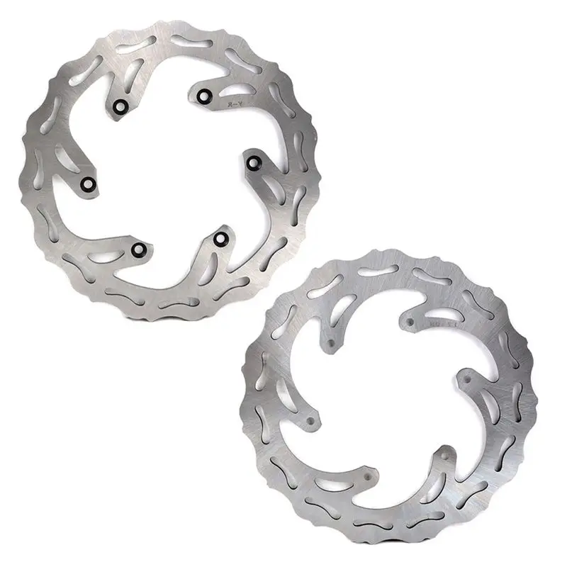 A22F-Rear Front Brake Disc Rotor For Yamaha YZ125 YZ250 YZ450F YZ250X YZ250FX WR250F WR450F YZ 125 250 WR 250F 450F 2001-2015 Pa