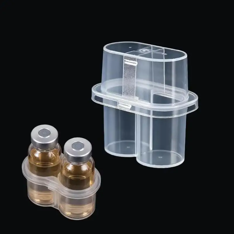 10Pcs Mini Vial Case 3ml Peptide Storage Box Injection Vial Holder Peptide Freezer Storage Case Refrigerator Peptide Container