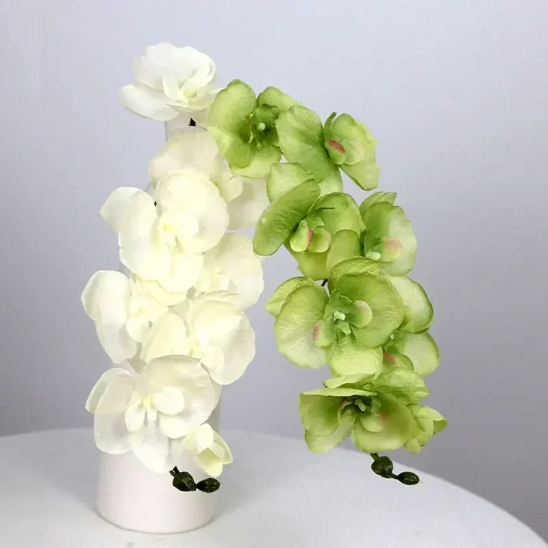 Flor Artificial Orquídea Borboleta, Filme De 8Cabeças, Toque Luxo, Foyer Mesa De Jantar Em Casa, Decoração De Casamento, 70cm