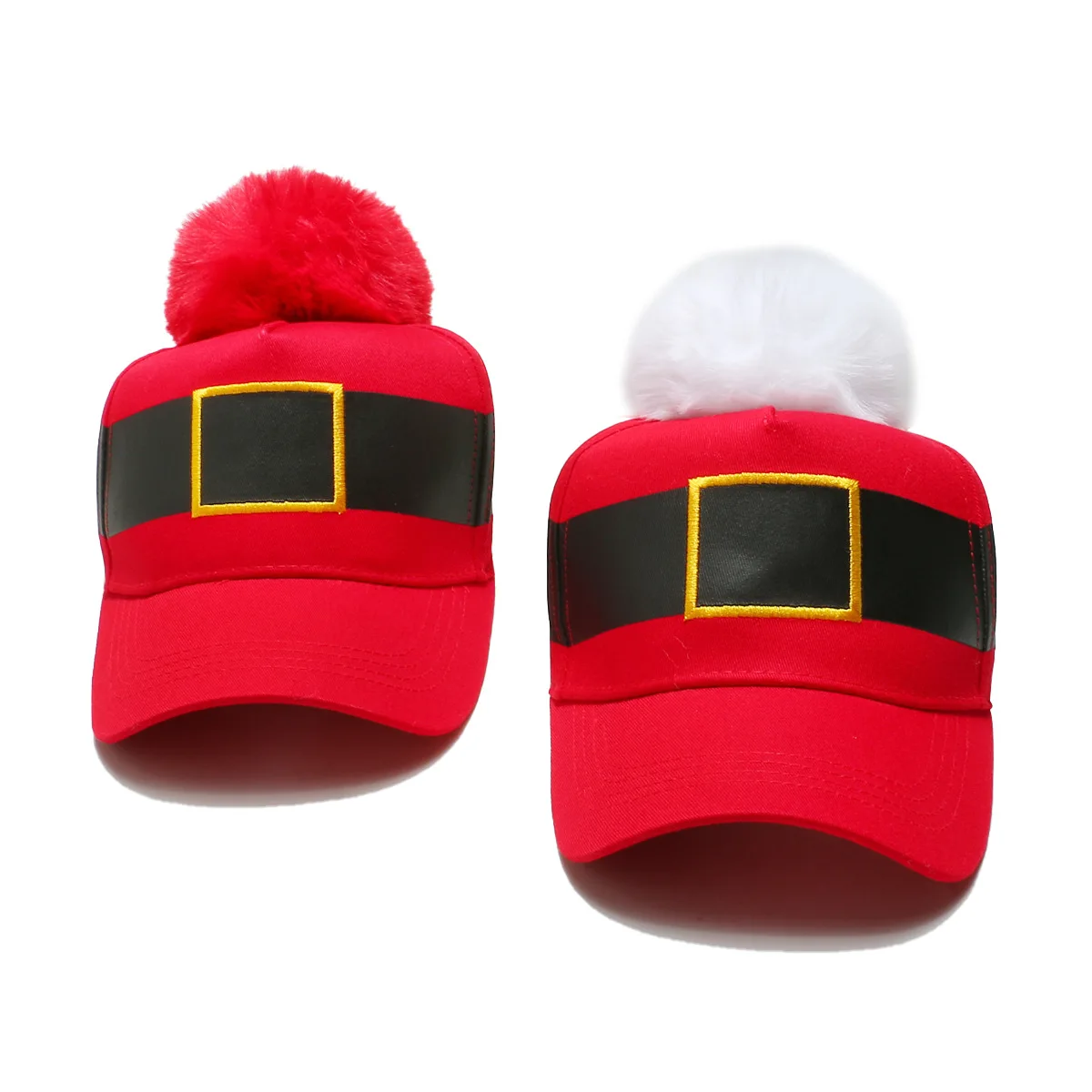 

Christmas Red Baseball Cap - Perfect For Holiday Outdoor Activities, Sun Protection And Party Decoration|