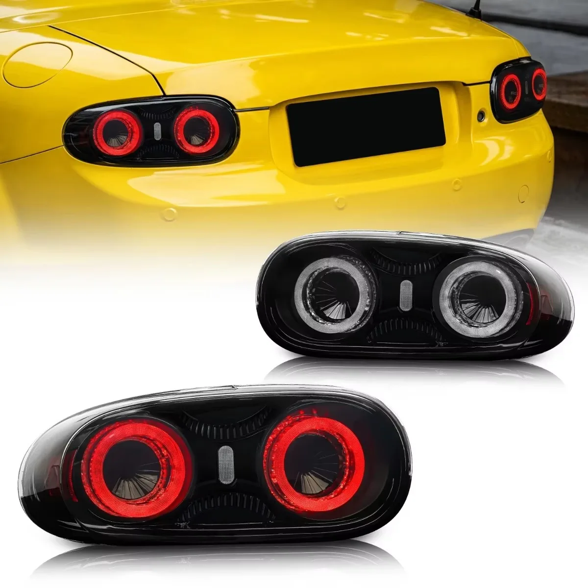 

For Mazda MX5 2008-2015 NC Version Left Right Rear LED Taillight Taillamp Tail Lights Assembly Wide Light Lamp