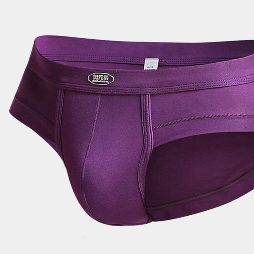 

Sexy Mens Solid Lingerie U Convex Pouch Underwear Sports Briefs Wicking Sweat Breathable Low Waist Panties Gay Sissy Underpants