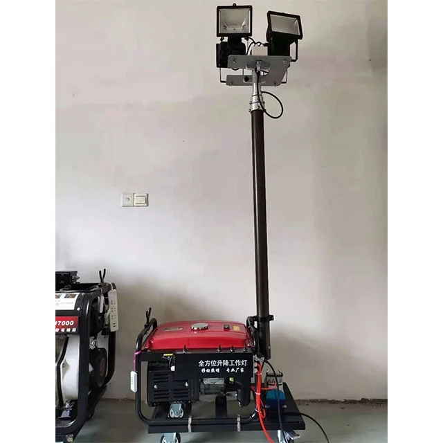 Emergency and disaster relief mobile lighthouse road engineering emergency repair floodlight