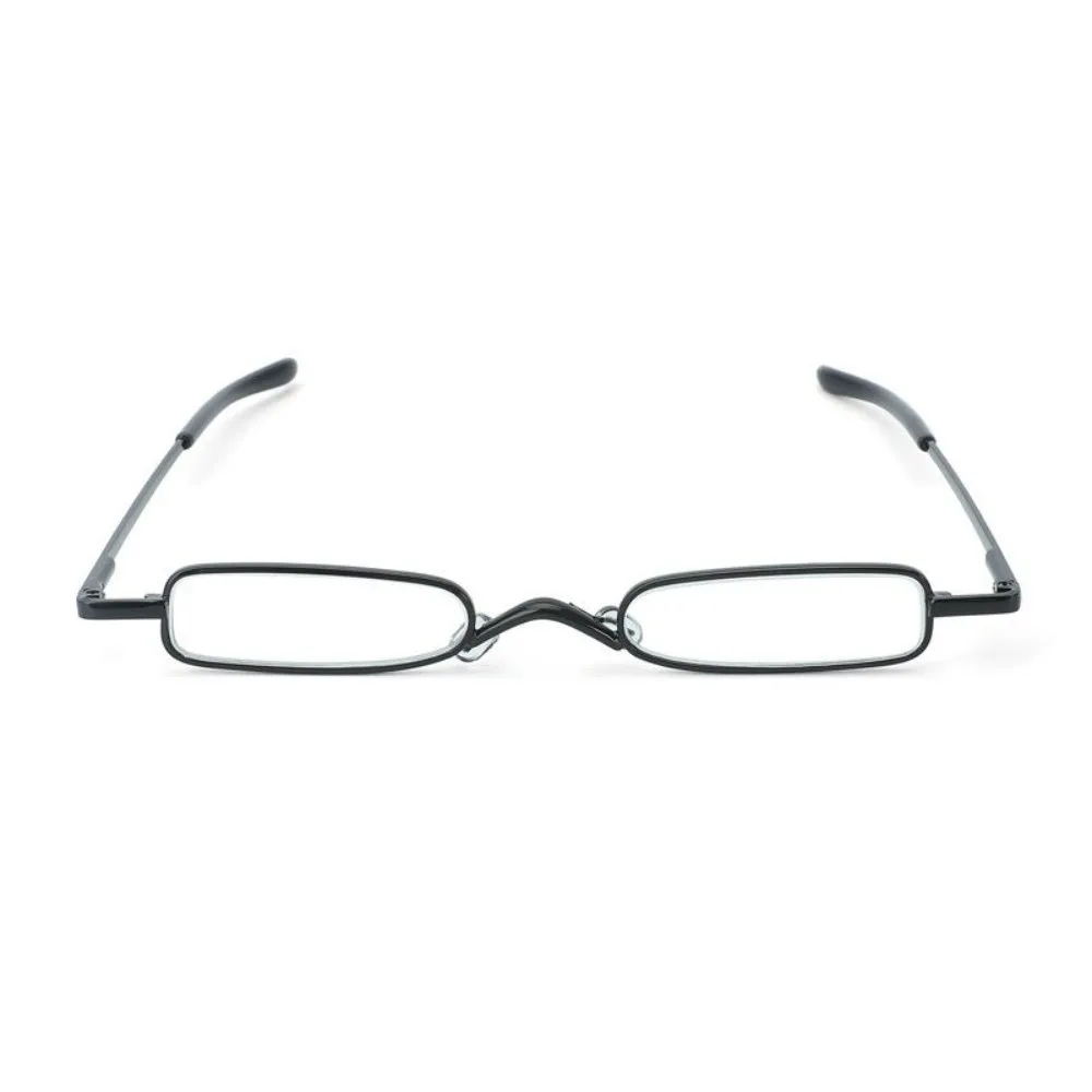 Lightweight Metal Frame Presbyopia Glasses Blue Light Blocking Ultra-thin Reading Glasses Narrow Frame Spring Hinged