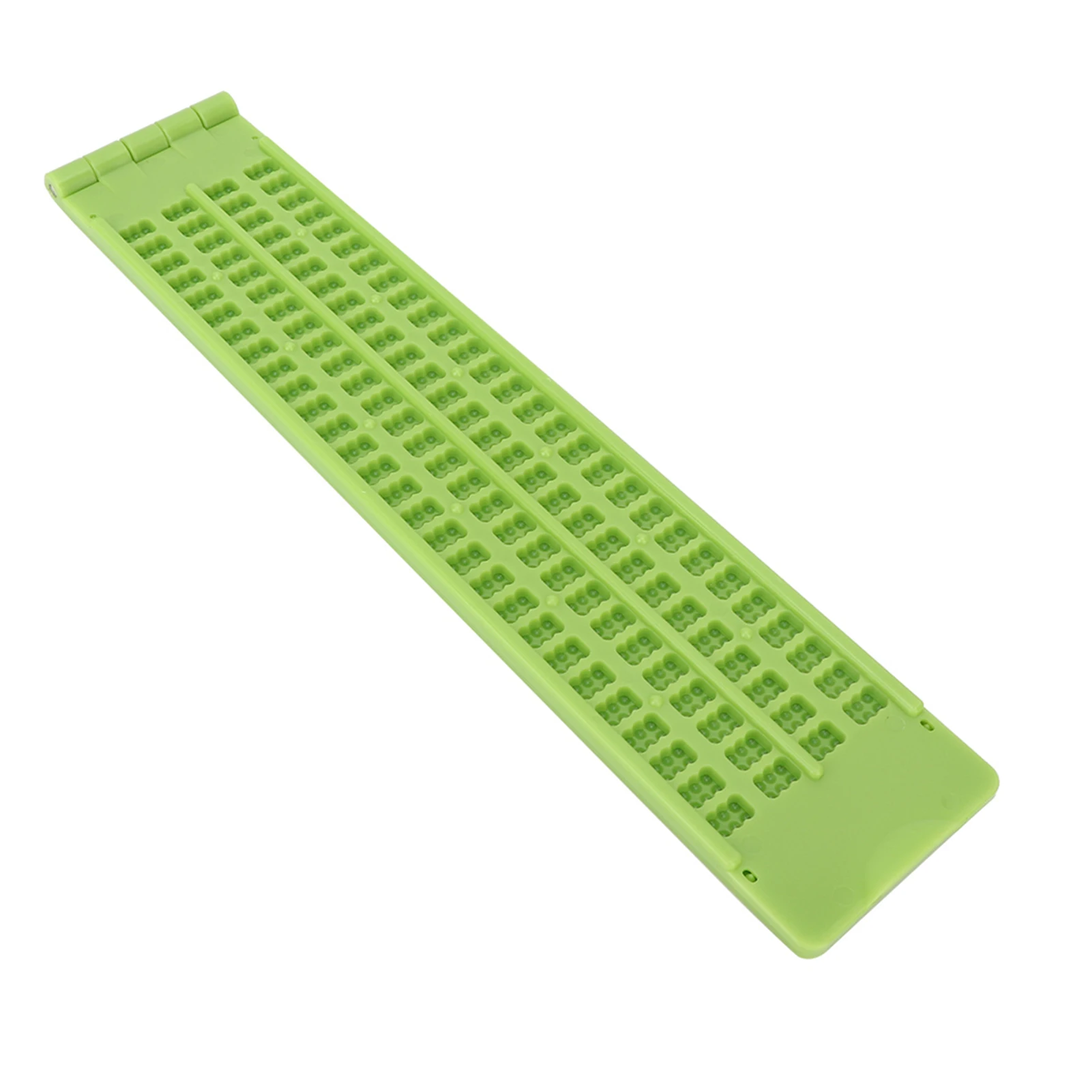 البلاستيك المحمول 4 خطوط 28 خلية برايل الكتابة لائحة و برايل أداة التعلم ملحق البلاستيك برايل الكتابة