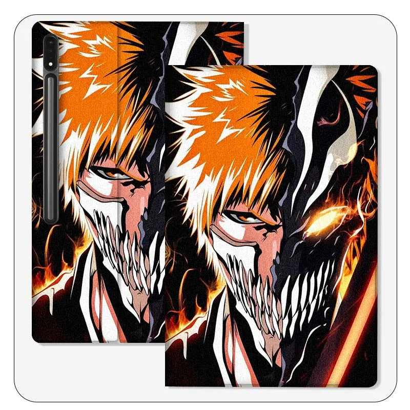 

Bleach Popular Anime Cool For Samsung Galaxy Tab S9 S10 S6 S7 S8 FE Plus Lite Inch Foldable Cover Tablet Case