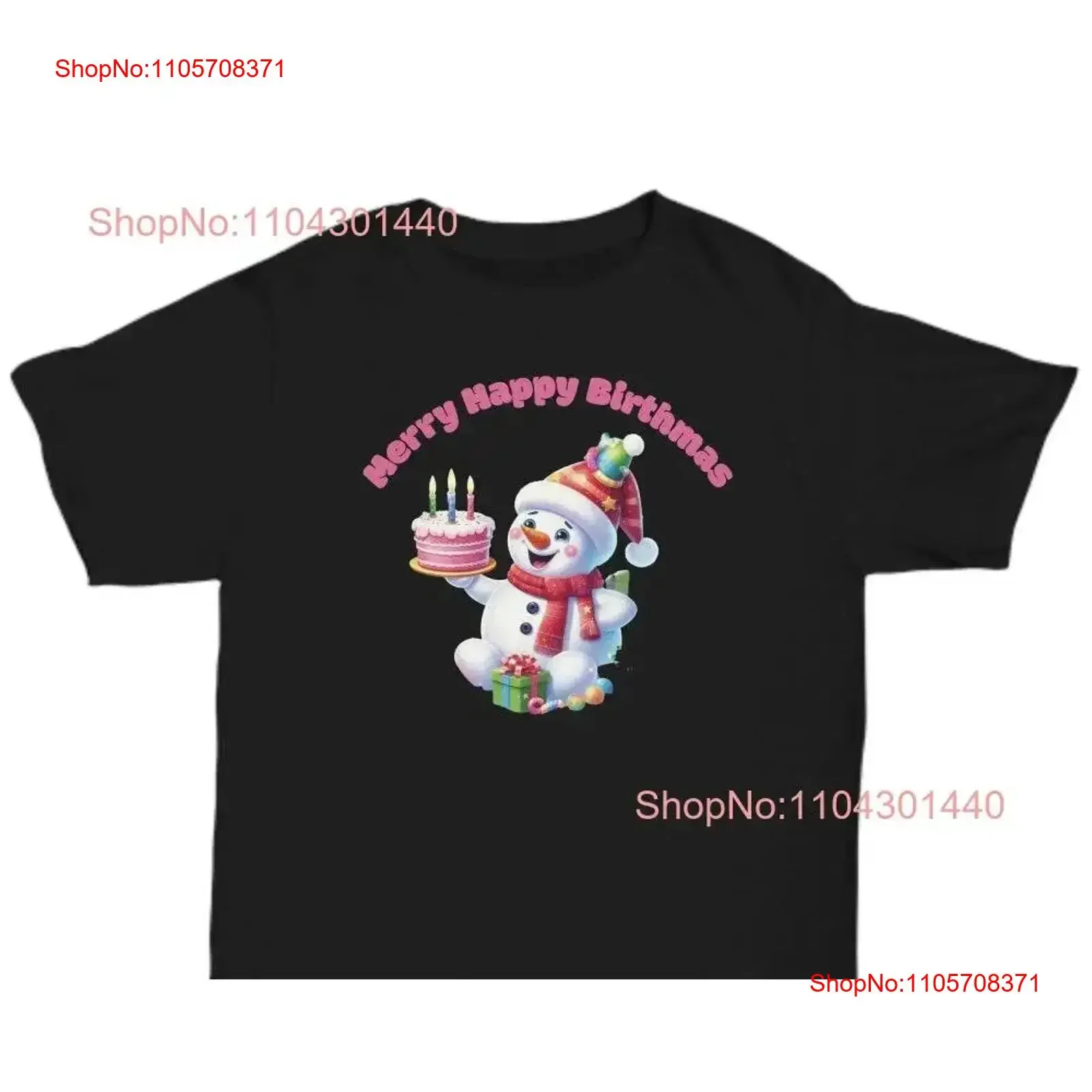 Frosty's frost tastic birthmas celebration T Shirt 100 cotton unisex short sleeve available in various sizes vintage Washed