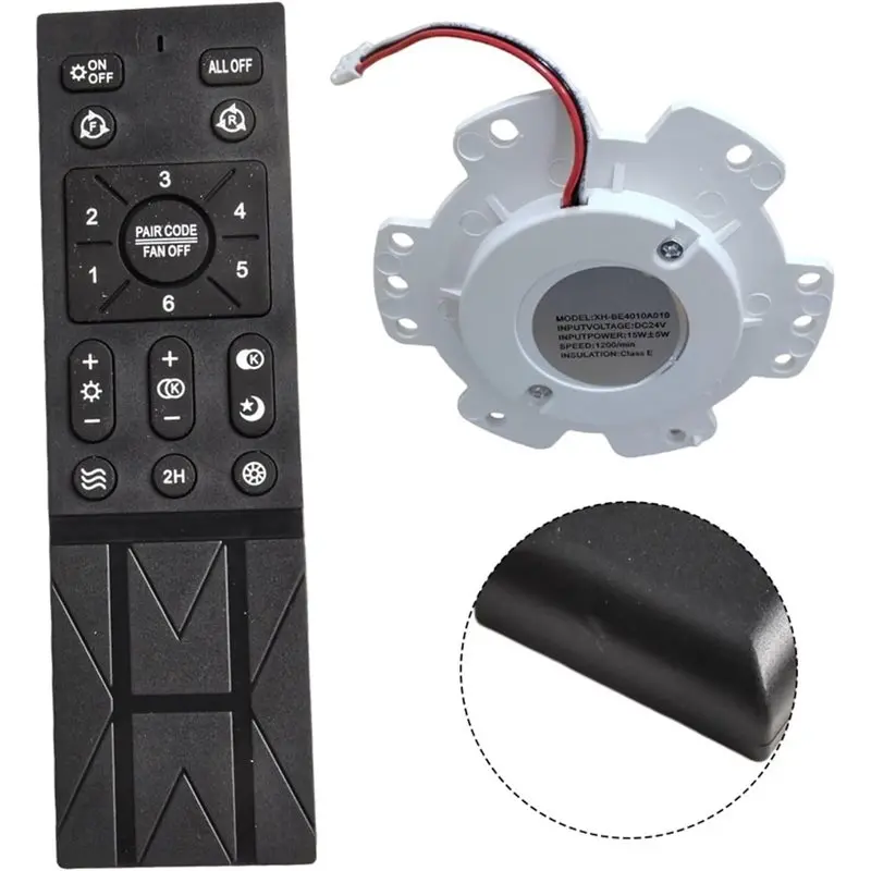 A56T-Inverter Controlled 6-Speed Brushless DC Motor Ceiling Fan Light Remote Control Kit For Hongyun Fan Light Systems