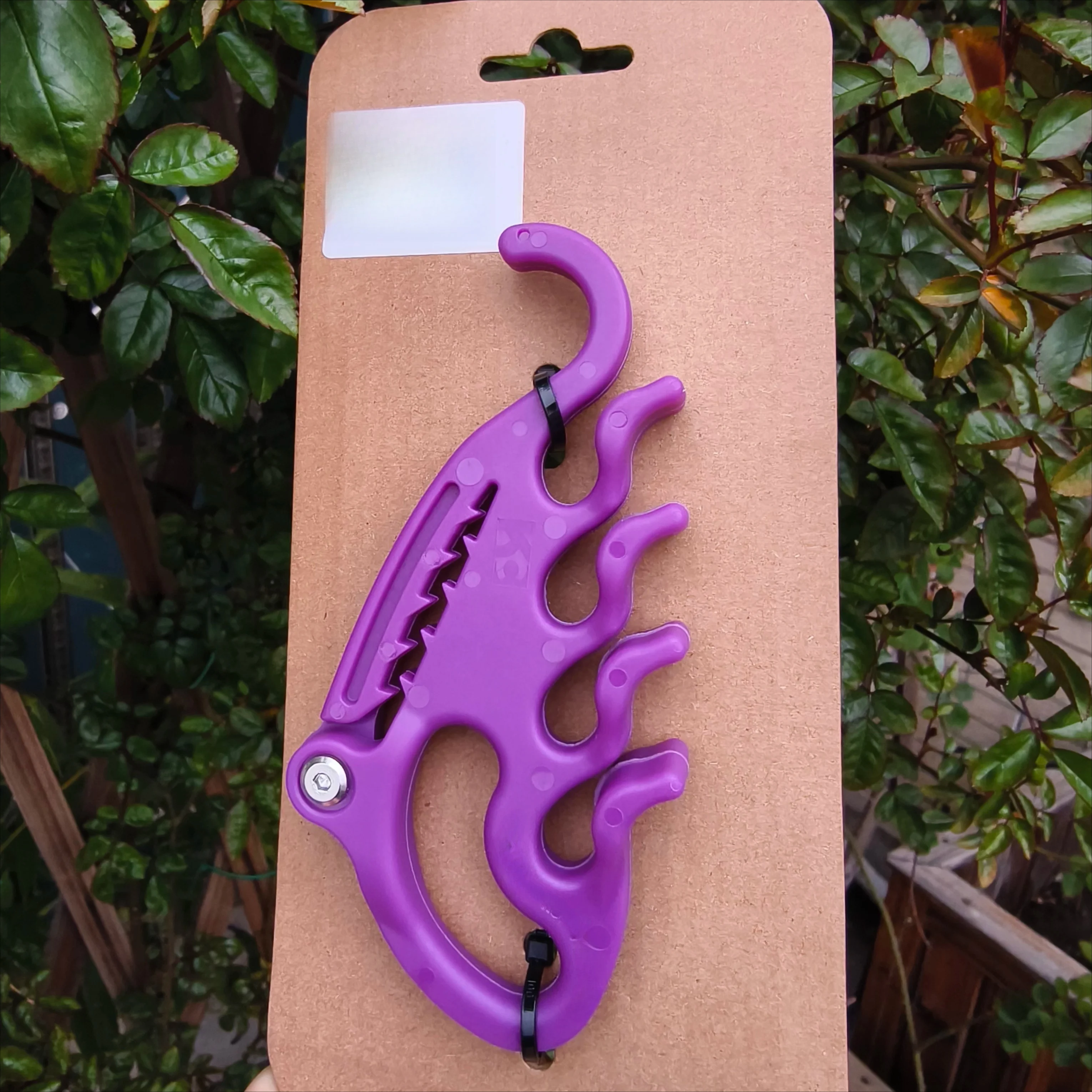 1pcs Management Clip Safety Short Rope Storage Frame Special for Garden Arboriculture and Tree Climbing Lanyard