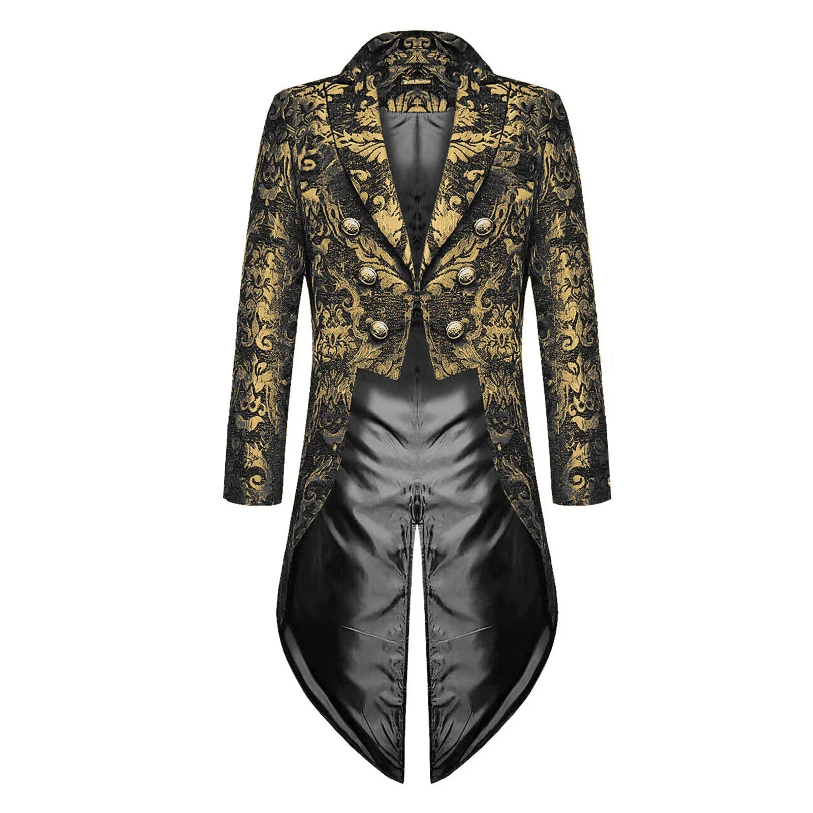 

Men Women Victorian Tailcoat Halloween Button Coat Renaissance Cosplay Costume Gothic Outwear Vintage Medieval Steampunk Jacket