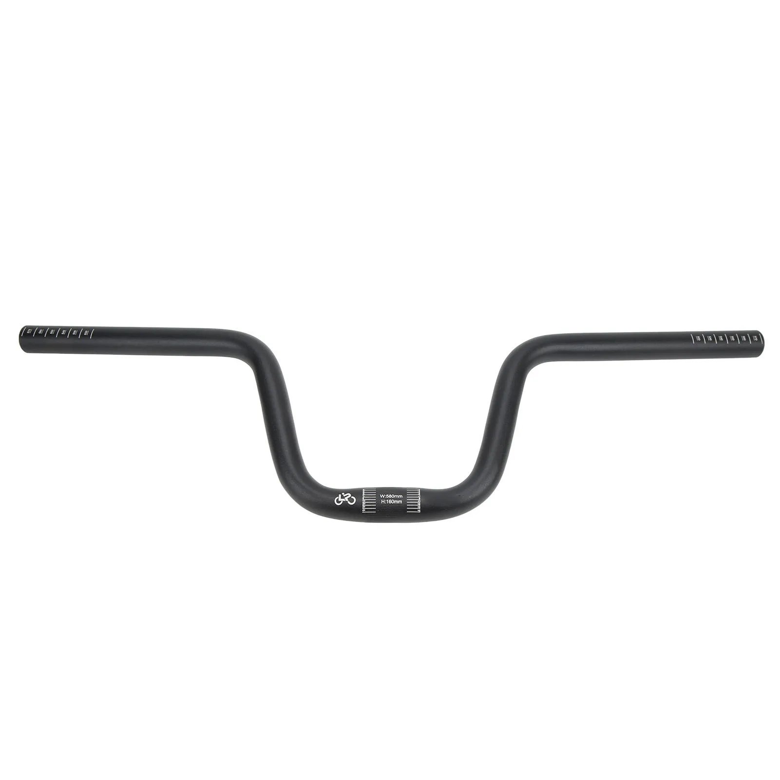 25.4mm Bike Handlebar Lift 120mm/160mm Lp Litepro Aluminum Alloy Bike Swallow Handlebar Bike Riser Handlebar for Brompton Black