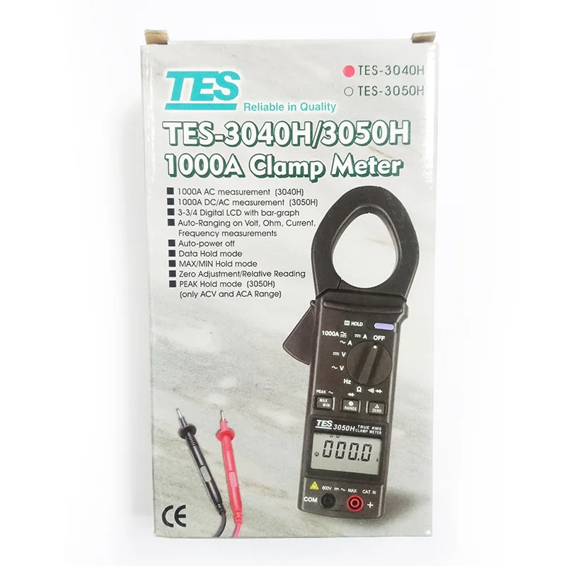 2025 Pinza amperometrica CA Taiwan TES-3040